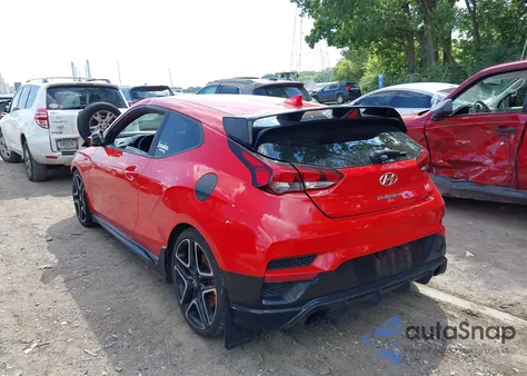 2020 Hyundai Veloster N from USA, damaged, VIN KMHT36AH0LU004909